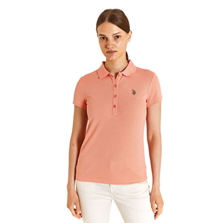 Kadın Basic Polo Yaka Tişört