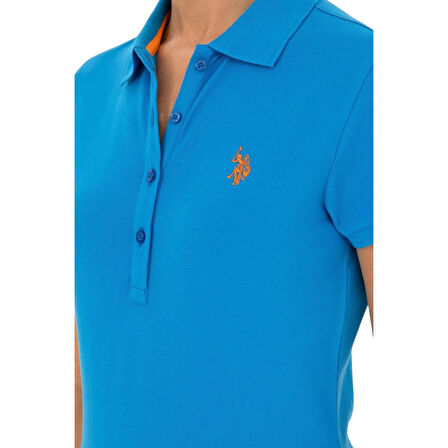 Kadın Basic Polo Yaka Tişört