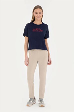 1832186 GROP US Polo Assn Kadın T-shirt Lacivert