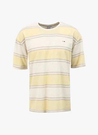 . Bisiklet Yaka Safran Erkek T-Shirt AFKA