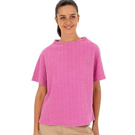 Kadın Bisiklet Yaka T-shirt