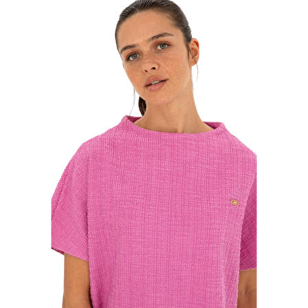 Kadın Bisiklet Yaka T-shirt