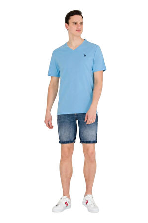 Erkek V Yaka T-shirt