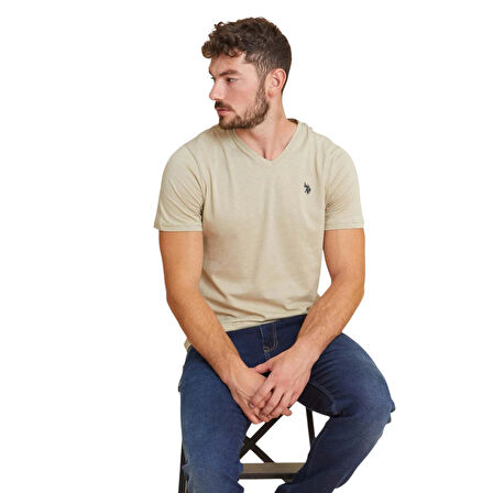 Erkek V Yaka T-shirt