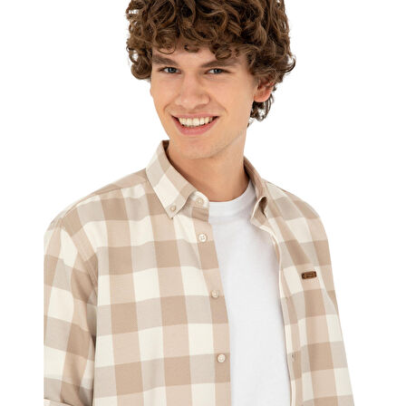 Erkek Taş Uzun Kollu Gömlek 1918936