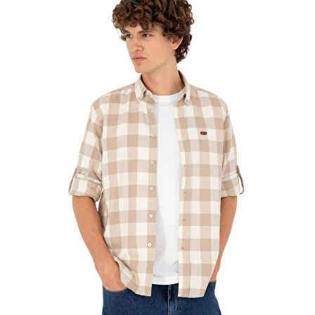 Erkek Taş Uzun Kollu Gömlek 1918936