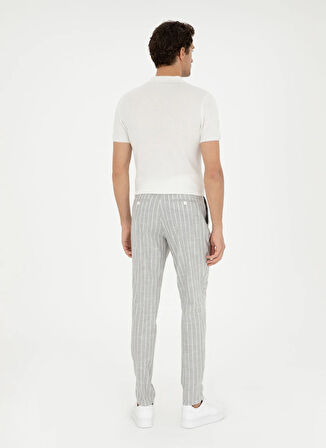 Cacharel Normal Bel Normal Paça Slim Fit Açık Gri Erkek Pantolon FLAVIN/P