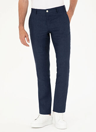 Cacharel Normal Bel Normal Paça Slim Fit Lacivert Erkek Pantolon OLIA/P