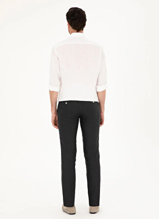 Cacharel Normal Bel Normal Paça Slim Fit Siyah Erkek Pantolon OLIA/P