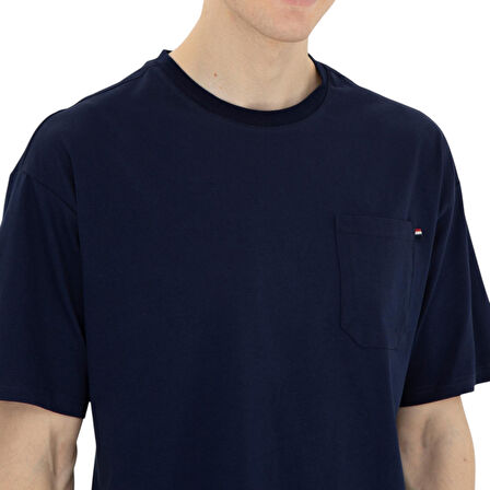 Erkek Comfort Fit Bisiklet Yaka Tişört