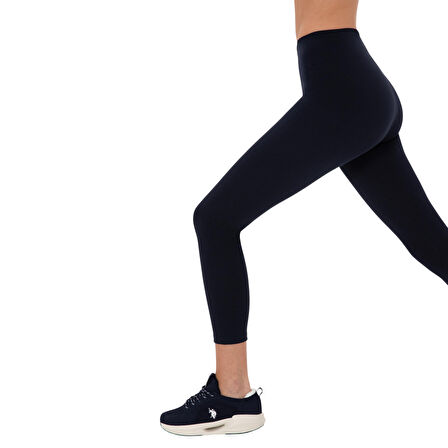 Kadın Lacivert Yüksek Bel Toparlayıcı Günlük Tayt