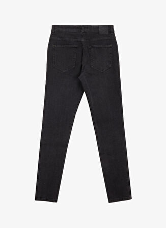 Cacharel Normal Bel Normal Paça Slim Fit Siyah Erkek Denim Pantolon NAST