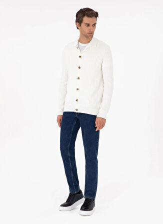 Cacharel Ekru Erkek Hırka TOULON