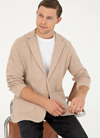 Cacharel Deve Tüyü Melanj Erkek Hırka LIANA LIANA