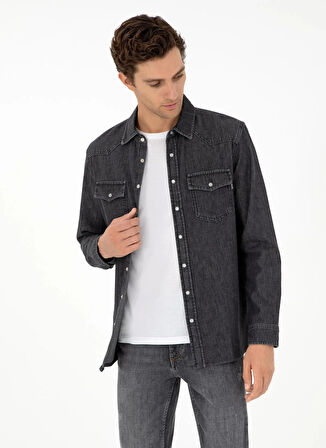 Cacharel Erkek Denim Gömlek