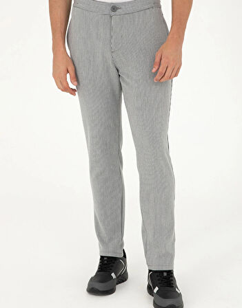 U.S. Polo Assn. Gri Erkek Slim Fit Pantolon DMK.1949251.CLINT.