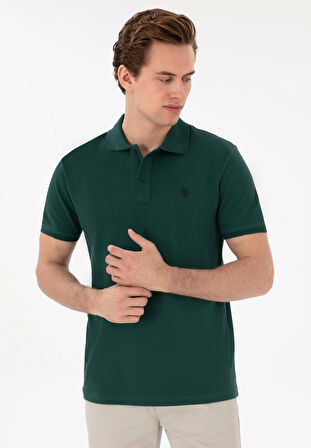 U.S. Polo Assn. Koyu Yeşil Erkek Slim Fit T-Shirt DMK.GTP04IY024