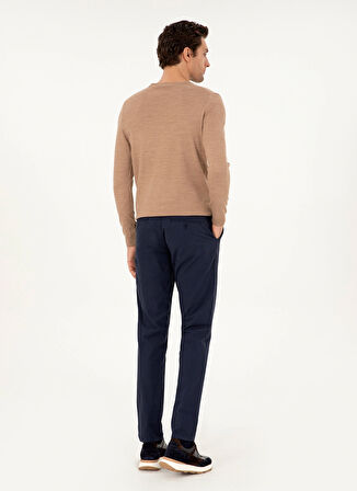 Cacharel Normal Bel Normal Paça Slim Fit Lacivert Erkek Pantolon AVIGNON