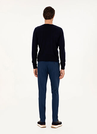 Cacharel Normal Bel Normal Paça Slim Fit Lacivert Erkek Pantolon LARIS