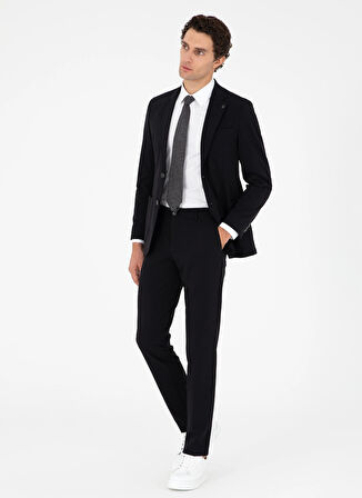 Cacharel Normal Bel Slim Fit Siyah Erkek Takım Elbise TAIL