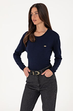 U.S. POLO ASSN. KADIN TRİKO KAZAK G082SZ0TK-000-1923484