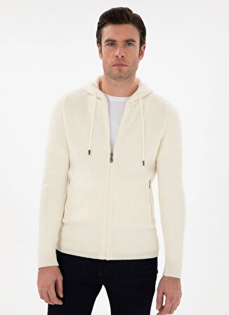 Cacharel Ekru Erkek Hırka GROVE-R