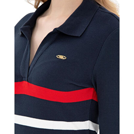 Kadın Çizgili Elbise