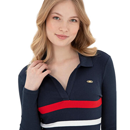 Kadın Çizgili Elbise