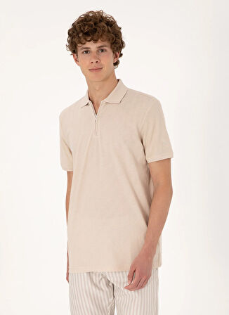 U.S. Polo Assn. Gri Erkek Polo T-Shirt NIKEL