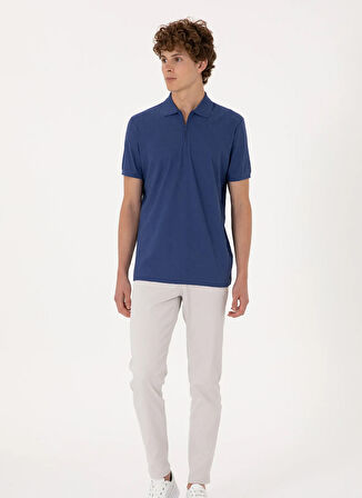 U.S. Polo Assn. Lacivert Erkek Polo T-Shirt NIKEL