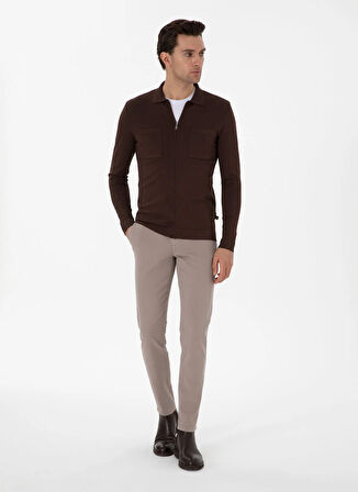 Cacharel Hırka, XL, Kahve