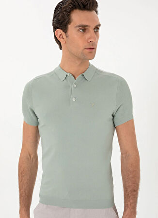Cacharel Bisiklet Yaka Slim Fit Mint Erkek Kazak TROU