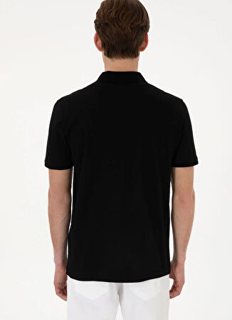 U.S. Polo Assn. Siyah Erkek Polo T-Shirt PAST
