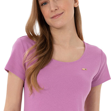 Kadın Yırtmaçlı Bisiklet Yaka Midi Boy Örme Elbise