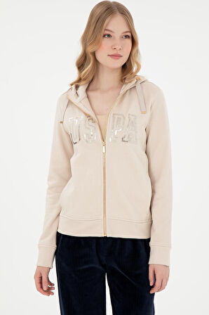 U.S. Polo Assn. Kadın Kapüşonlu Fermuarlı Sweatshirt 2080739