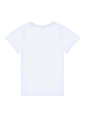 U.S. Polo Assn. Baskılı Beyaz Erkek Çocuk T-Shirt GEARTKIDS