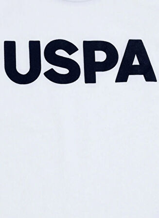 U.S. Polo Assn. Baskılı Beyaz Erkek Çocuk T-Shirt GEARTKIDS