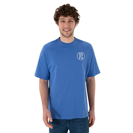 Erkek Oversize Fit Bisiklet Yaka Tişört