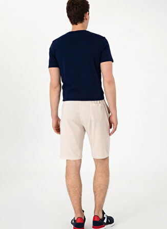Gri Erkek Lastikli Bel Regular Fit Sweat Şort MARKO