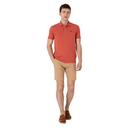 Erkek Regular Fit Polo Yaka Basic T-Shirt