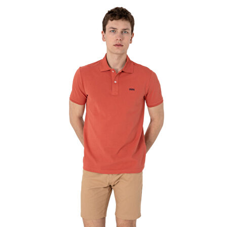 Erkek Regular Fit Polo Yaka Basic T-Shirt