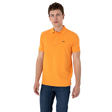 Erkek Regular Fit Polo Yaka Basic T-Shirt