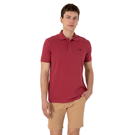 Erkek Regular Fit Polo Yaka Basic T-Shirt