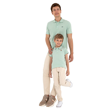 Erkek Regular Fit Polo Yaka Basic T-Shirt