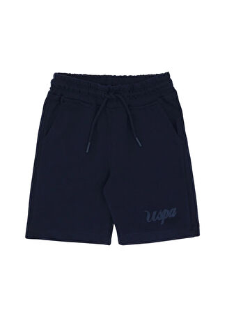 U.S. Polo Assn. Lastikli Bel Regular Fit Lacivert Erkek Çocuk Şort SEPTEMBER