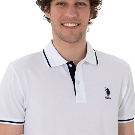 Erkek Slim Fit Polo Yaka Basic Tişört