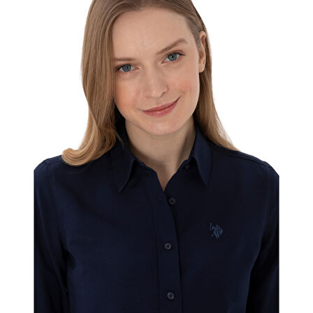 Kadın Uzun Kollu Basic Gömlek