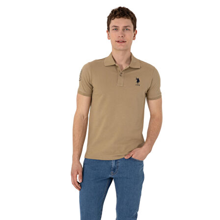Erkek Slim Fit Polo Yaka Basic Tişört
