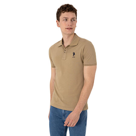 Erkek Slim Fit Polo Yaka Basic Tişört