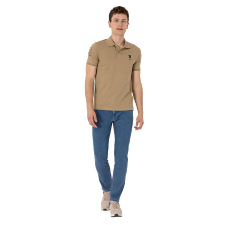 Erkek Slim Fit Polo Yaka Basic Tişört